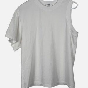 Agolde White Sleeveless T-Shirt